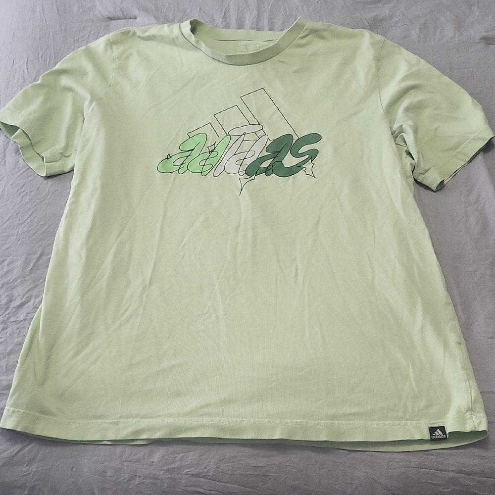 Adidas Men's Green T-Shirt